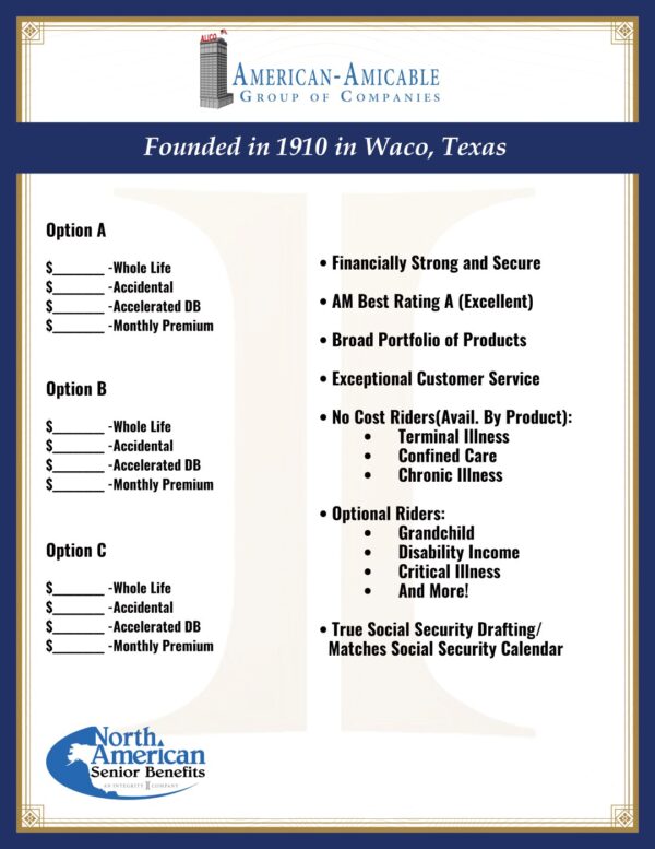 AMERICAN AMICABLE Training NASB NATION
